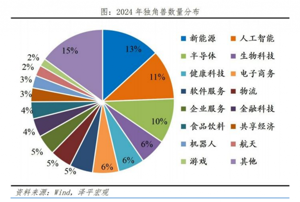 泽平宏观:中国独角兽排行榜2024