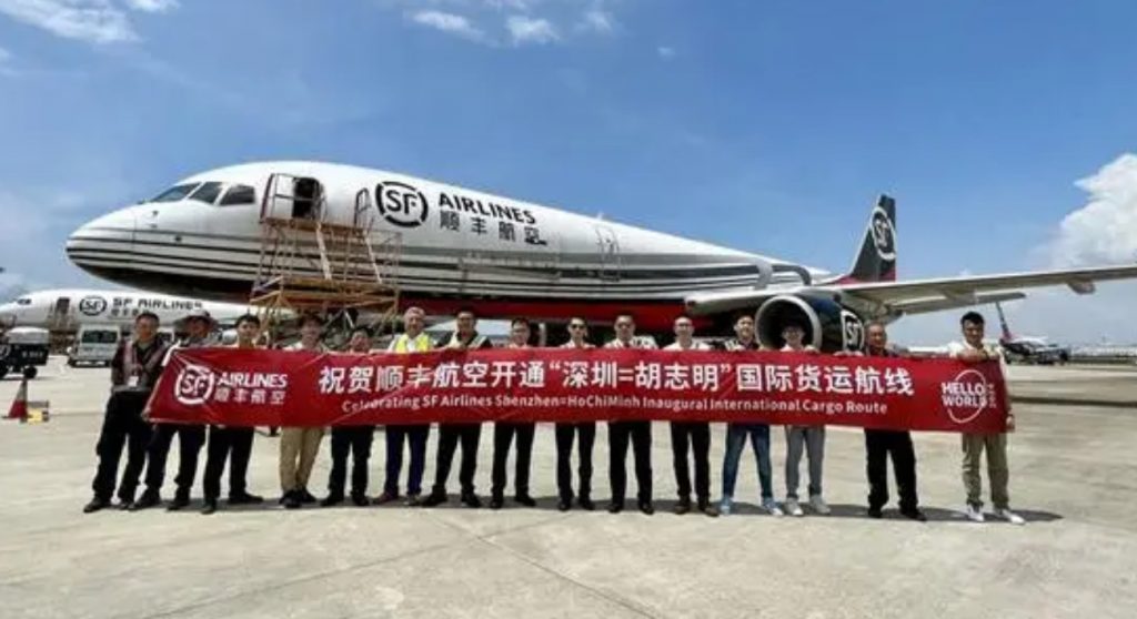 顺丰航空开通“深圳⇋胡志明”国际货运航线